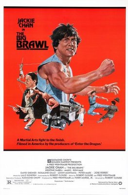 The Big Brawl movie poster (1980) wooden framed poster