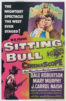 Sitting Bull movie poster (1954) wooden framed poster