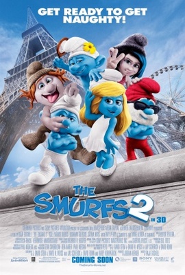 The Smurfs 2 movie poster (2013) metal framed poster