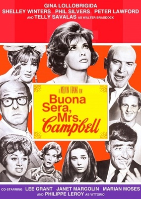 Buona Sera, Mrs. Campbell movie poster (1968) wooden framed poster