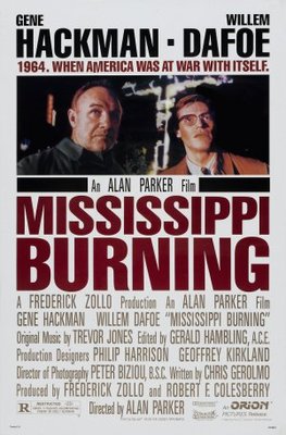 Mississippi Burning movie poster (1988) wood print
