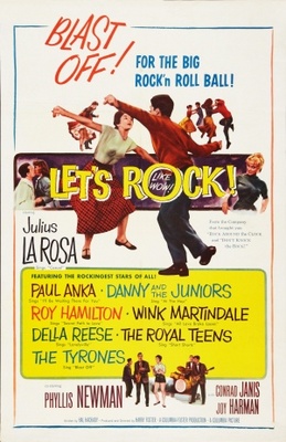 Let's Rock movie poster (1958) t-shirt