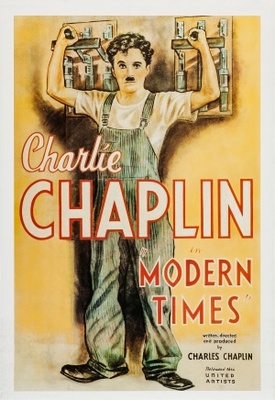 Modern Times movie poster (1936) wooden framed poster