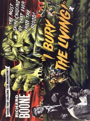 I Bury the Living movie poster (1958) canvas poster