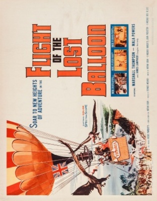 Flight of the Lost Balloon movie poster (1961) poster with hanger