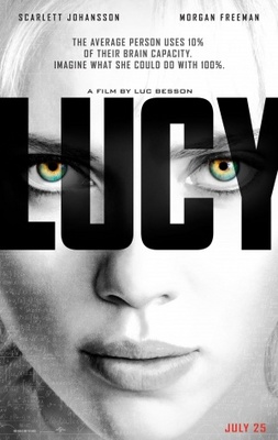 Lucy movie poster (2014) wooden framed poster
