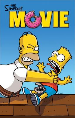 The Simpsons Movie movie poster (2007) metal framed poster