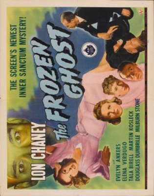 The Frozen Ghost movie poster (1945) wooden framed poster