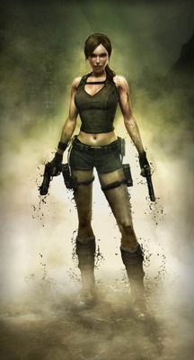 Tomb Raider: Underworld movie poster (2008) wooden framed poster