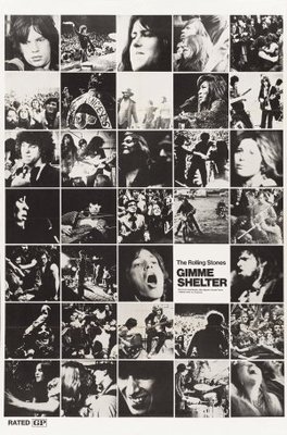 Gimme Shelter movie poster (1970) poster with hanger