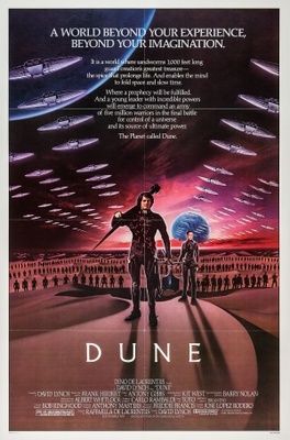 Dune movie poster (1984) metal framed poster
