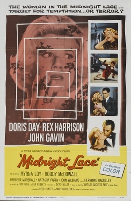 Midnight Lace movie poster (1960) metal framed poster
