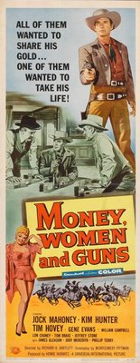 Money, Women and Guns movie poster (1959) Stickers MOV_15278d78