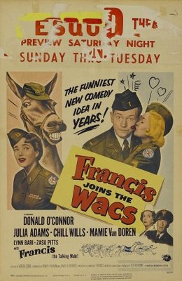 Francis Joins the WACS movie poster (1954) Longsleeve T-shirt