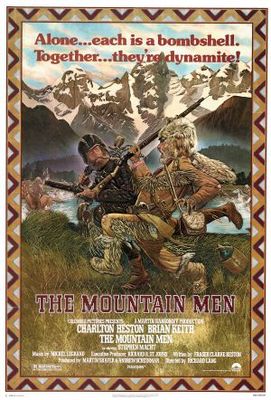 The Mountain Men movie poster (1980) wood print