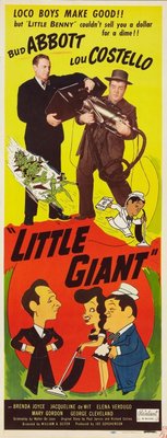 Little Giant movie poster (1946) pillow