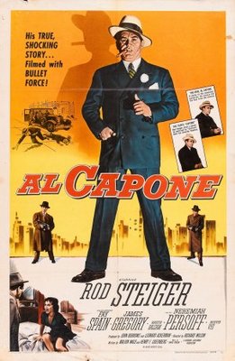 Al Capone movie poster (1959) canvas poster