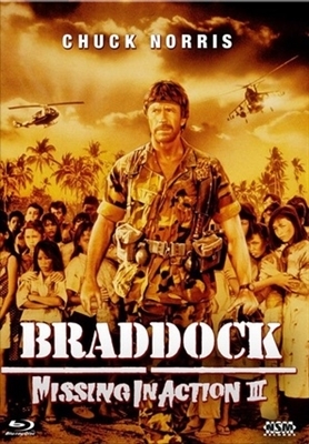 Braddock: Missing in Action III movie posters (1988) wood print
