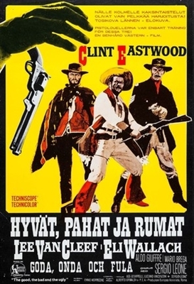 Il buono, il brutto, il cattivo movie posters (1966) wood print