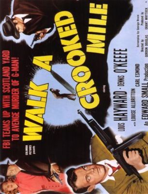 Walk a Crooked Mile movie poster (1948) poster with hanger
