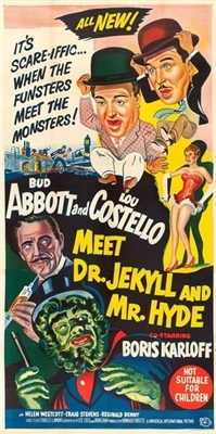 Abbott and Costello Meet Dr. Jekyll and Mr. Hyde movie posters (1953) wood print
