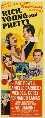 Rich, Young and Pretty movie posters (1951) sweatshirt