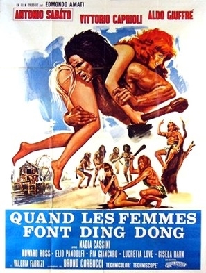 Quando gli uomini armarono la clava e... con le donne fecero din-don movie posters (1971) poster with hanger
