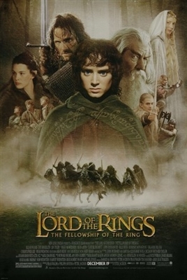 The Lord of the Rings: The Fellowship of the Ring movie posters (2001) poster with hanger