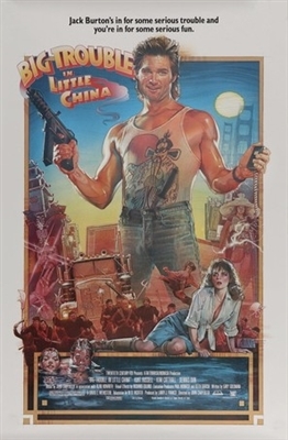 Big Trouble In Little China movie posters (1986) canvas poster