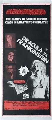 Dracula Vs. Frankenstein movie posters (1971) sweatshirt