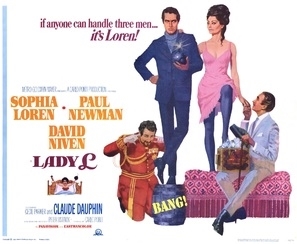 Lady L movie posters (1965) wooden framed poster