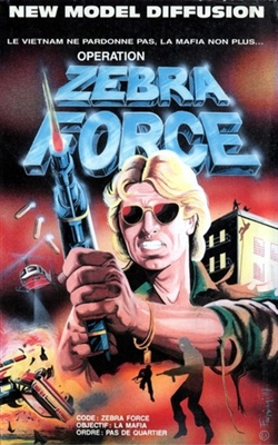 Zebra Force movie posters (1976) wood print