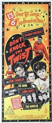 Don't Knock the Twist movie posters (1962) wooden framed poster