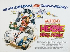Herbie Rides Again movie posters (1974) poster with hanger
