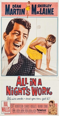 All in a Night's Work movie posters (1961) wood print