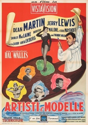 Artists and Models movie posters (1955) Stickers MOV_1787354