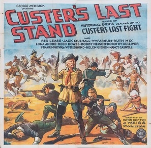 Custer's Last Stand movie posters (1936) metal framed poster