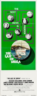 The Last of Sheila movie posters (1973) canvas poster