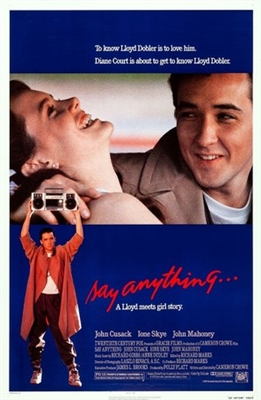 Say Anything... movie posters (1989) wood print