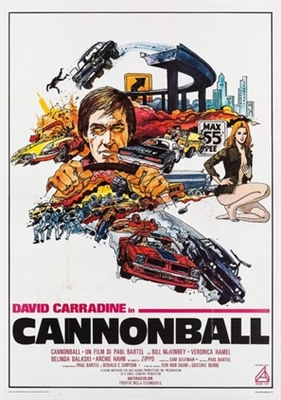 Cannonball! movie posters (1976) pillow