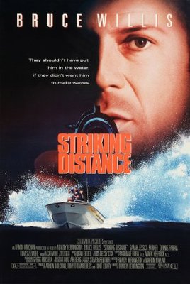 Striking Distance movie poster (1993) pillow