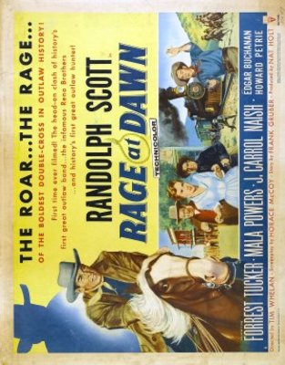Rage at Dawn movie poster (1955) tote bag