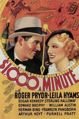 1,000 Dollars a Minute movie posters (1935) sweatshirt