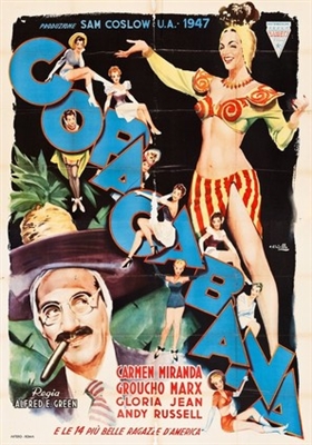 Copacabana movie posters (1947) tote bag