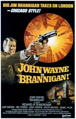 Brannigan movie posters (1975) pillow