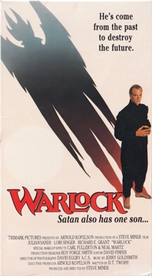 Warlock movie posters (1989) pillow