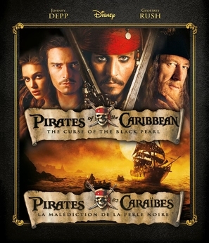 Pirates of the Caribbean: The Curse of the Black Pearl movie posters (2003) poster with hanger