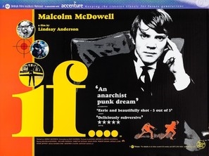If.... movie posters (1968) metal framed poster