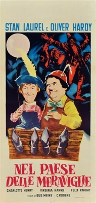 Babes in Toyland movie posters (1934) wood print
