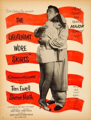 The Lieutenant Wore Skirts movie posters (1956) mug
